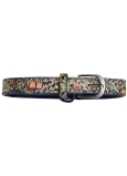Heathcote & Ivory Canine Companion Hundehalsband groß mit Blumen 2,2 x 50 cm
