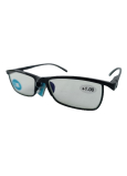 Berkeley Lesebrille Dioptrien +1 Kunststoff schwarz Blue Block 1 Stück MC2238B