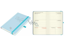 Albi Pocket Diary 2025 - Hellblau mit Aufschrift 9,3 x 15 x 1,3 cm