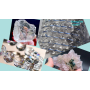 Azeztulit-Facettenarmband elastischer Naturstein 11 - 12 mm / 16 - 17 cm, Hochfrequenzenergie