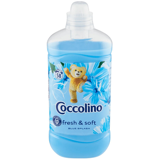 Coccolino Fresh & Soft Blue Splash Weichspüler Konzentrat 58 Waschladungen 1,45 l