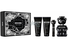 Moschino Toy Boy Eau de Parfum 100 ml + Aftershave Balsam 100 ml + Duschgel 100 ml + Reisespray 10 ml, Geschenkset für Männer