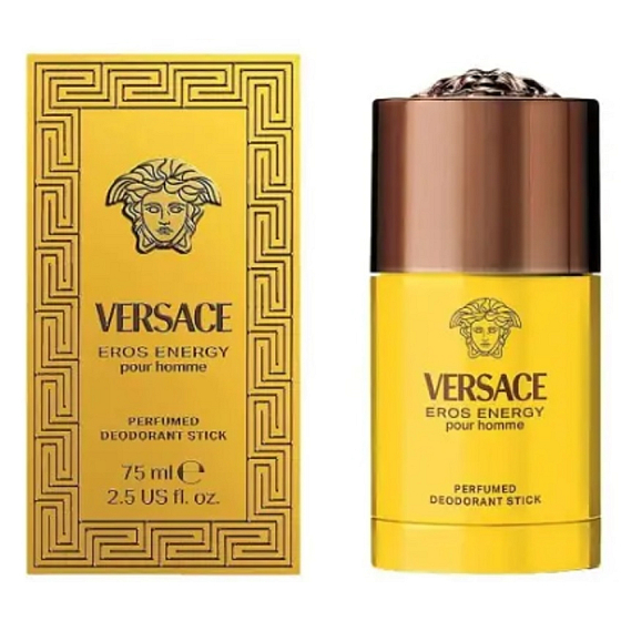 Versace Eros Energy deodorant stick pro muže, 75 ml, balení s etiketou značky