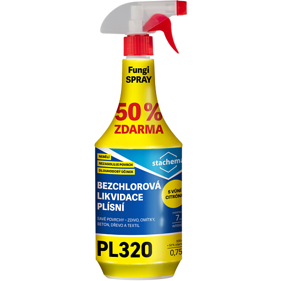 Stachema Fungispray Zitrone ohne Chlor Desinfektionsmittel, 500 ml