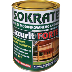 Sokrates Lazurit Forte lazura na dřevo, čirá báze, 2 kg Sokrates Lazurit Forte lazura na dřevo, čirá báze, 2 kg