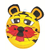Chinesische Laterne Tiger Durchmesser 26 x 17,5 cm 1 Stück
