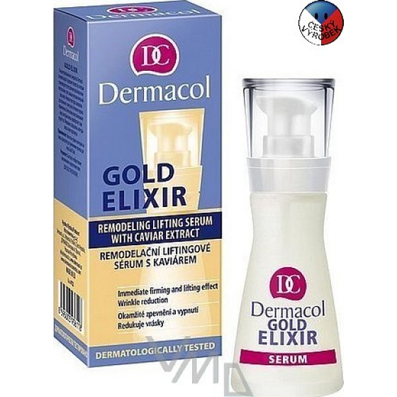 Dermacol Gold Elixir Remodeling Lifting Serum mit Kaviar 30 ml
