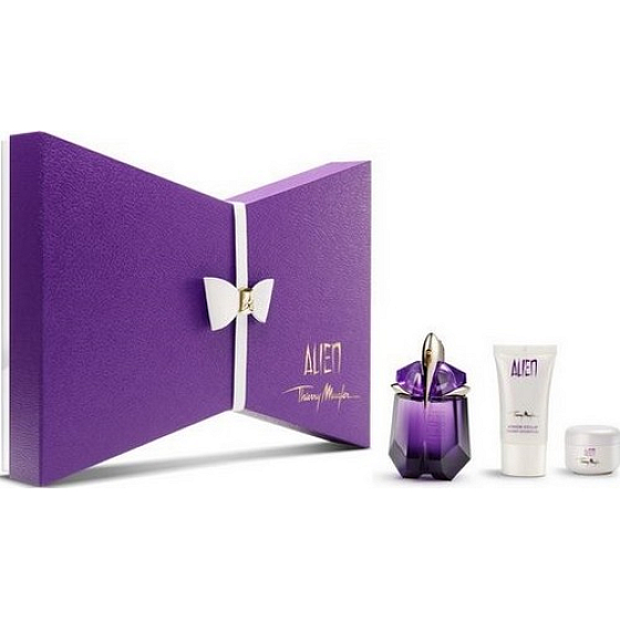 Thierry Mugler Alien parfümiertes Wasser für Frauen 30 ml + Duschcreme 30 ml + Körpercreme 15 ml, Geschenkset