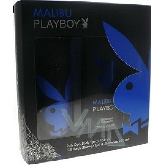 Playboy Malibu Deodorant Spray 150 ml + Duschgel 200 ml, Kosmetikset