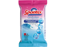 Spontex Sprint Fresh Ocean Feuchttücher Allzwecktücher 40 Stück