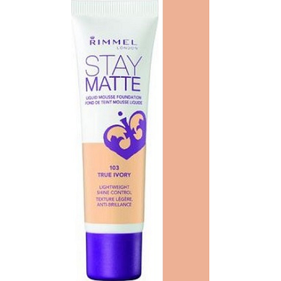 Rimmel London Liquid Mousse Mousse Make-up 103 Echte Elfenbein 30 ml
