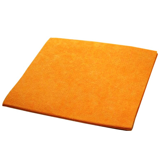 Clanax Petr Waschlappen Vlies orange 60 x 70 cm, 180 g, 1 Stück