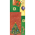 Nekupto Geschenk Papiertüte für eine Flasche 36 x 12 x 8 cm Weihnachtsbaum 1 Stück ALH