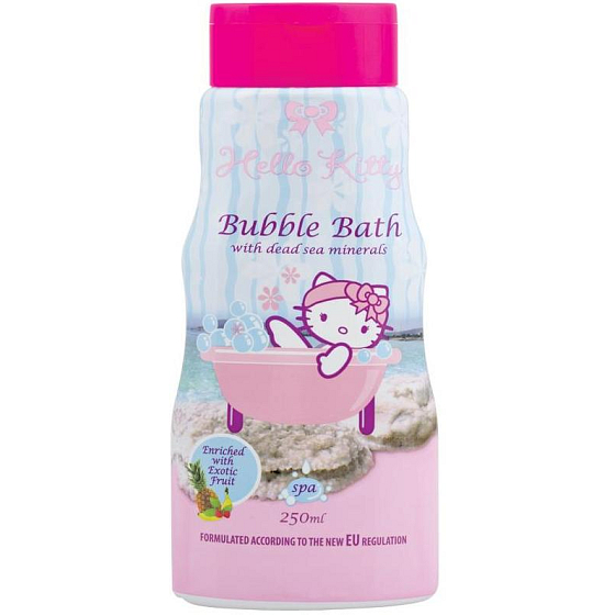 Hallo Kitty Mineralien aus dem Toten Meer und der Duft von exotischem Fruchtbadschaum 250 ml