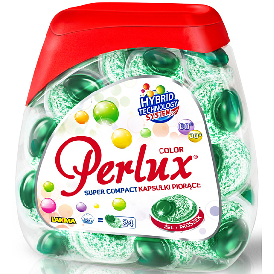 Perlux Color Gelkapseln zum Waschen farbiger Wäsche 24 Stück
