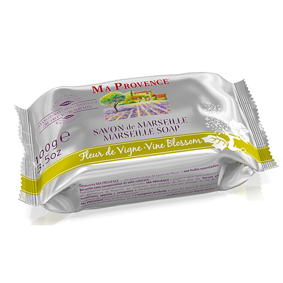 Ma Provence Bio Vine blüht echte Marseille Toilettenseife 100 g