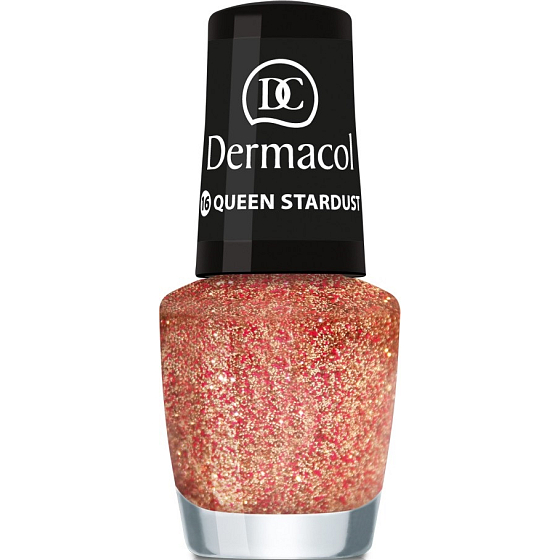 Dermacol Nagellack mit Effekt Glitter Touch Nagellack mit Effekt 16 Queen Stardust 5 ml