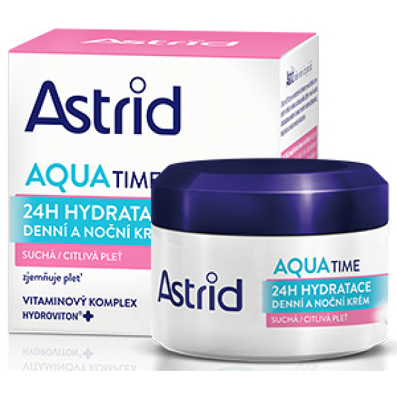 Astrid Aqua Time Tag- und Nachtcreme für trockene und empfindliche Haut 50 ml