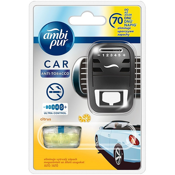 Ambi Pur Car Anti Tabak Citrus Car Lufterfrischer 7 ml Nachfüllung
