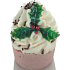Bomb Cosmetics Holly - Brauner Cupcake Hollybabs Badeblock 50 g