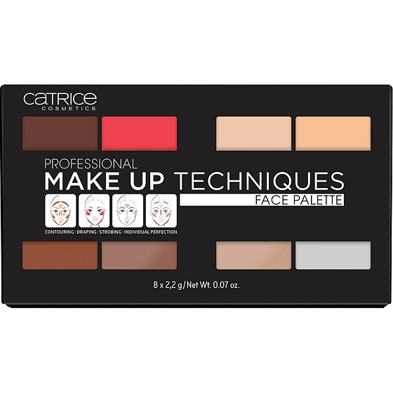 Catrice Professionelle Make-up-Techniken Gesichtspalette Professionelle Gesichtspalette 010 Band Eins 8 x 2,2 g