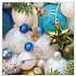 Aha Papierservietten 3-lagig 33 x 33 cm 20 Stück Weihnachten Weiße und blaue Flaschen