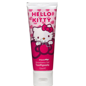 Hello Kitty Strawberry Zahnpasta mit Fluorgehalt für Kinder 75 ml