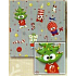 Nekupto Geschenkpapier 70 x 200 cm Weihnachtssilber, grüner Baum