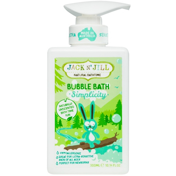 Jack N Jill BIO Einfachheit Einfachheit Badeschaum für Kinder Spender 300 ml