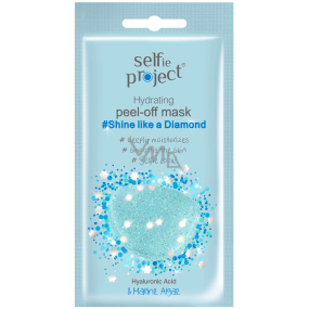 Selfie Project Feuchtigkeitsspendende Peeling-Maske für die Peeling-Haut, glänzend wie ein Diamant 12 ml