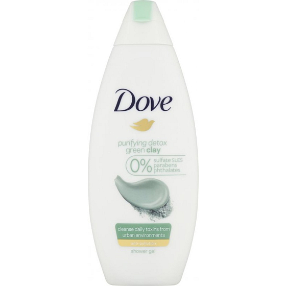 Dove Purifying Detox Green Clay Reinigungsduschgel 250 ml