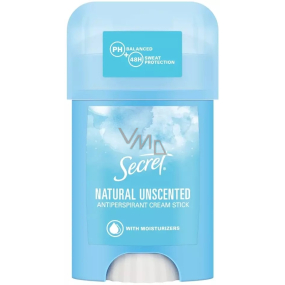 Secret Natural Unscented cremiger Antitranspirant-Stick für Frauen 40 ml