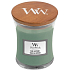 WoodWick Sage & Myrht - Duftkerze mit Salbei und Myrrhe mit Holzdocht und Deckelglas klein 85 g