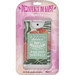 Albi Desinfektion in einer Tasche mit dem Duft von Vanille Wonderful Tochter 15 ml