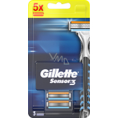Gillette Sensor 3 Ersatzkopf 5 Stück für Herren