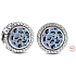 Charme Sterling Silber 925 Blauer Leopard Charme, Perle am Tierarmband