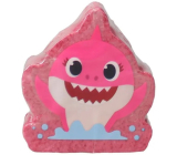 Pinkfong Baby Shark rosa und rot fizzy Badebombe 140 g