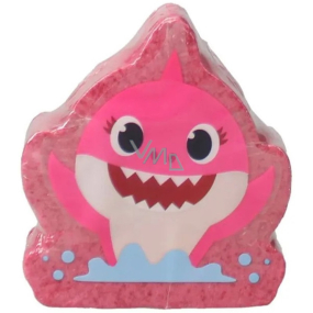 Pinkfong Baby Shark rosa und rot fizzy Badebombe 140 g