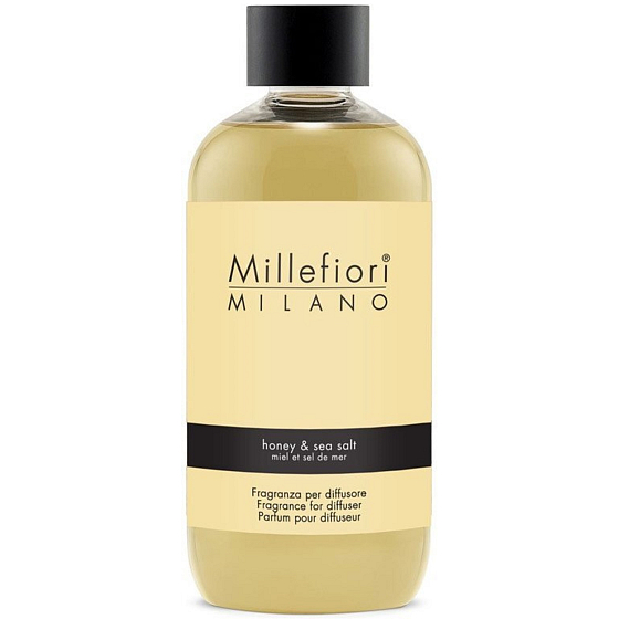 Millefiori Milano Natürlicher Honig & Meersalz Honig und Meersalz Diffusor Nachfüllung für duftende Stängel 250 ml