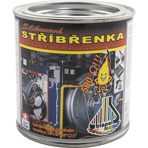Biopol Paints Silikonová stříbřenka, hitzebeständig bis 500 °C, 350 g