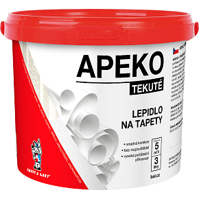 APEKO Flüssigkleber für Tapeten, 3 l