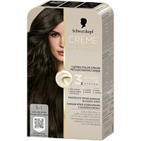 Schwarzkopf Creme Supreme Haarfarbe 5-1 Kaltes Hellbraun 60 ml
