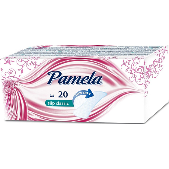 Pamela Slip Classic Satin Soft Höschen Intim Einlegesohlen 20 Stück