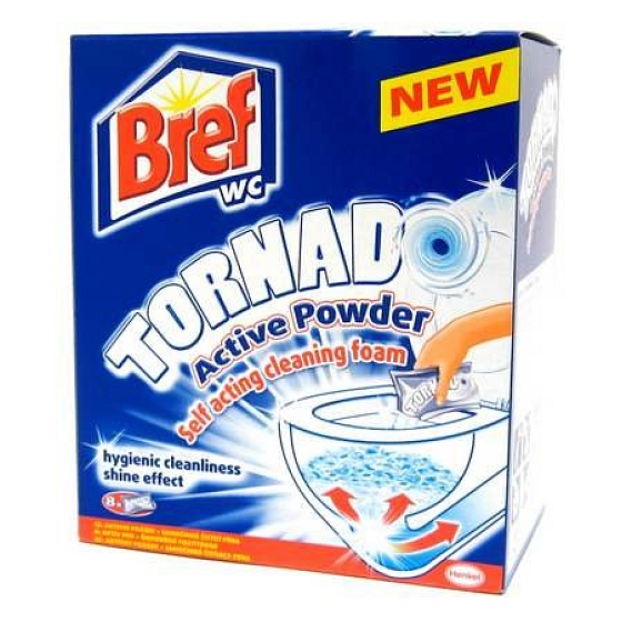Bref Tornado WC Aktivpulver 8 x 100 g