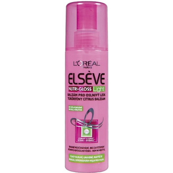 Loreal Paris Elseve Nutri Gloss Leichtes Balsamspray zum einfachen Kämmen von Haaren 200 ml