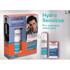 Loreal Paris Men Expert Hydra Sensitiv zur Befriedigung empfindlicher Haut, kosmetisches Set