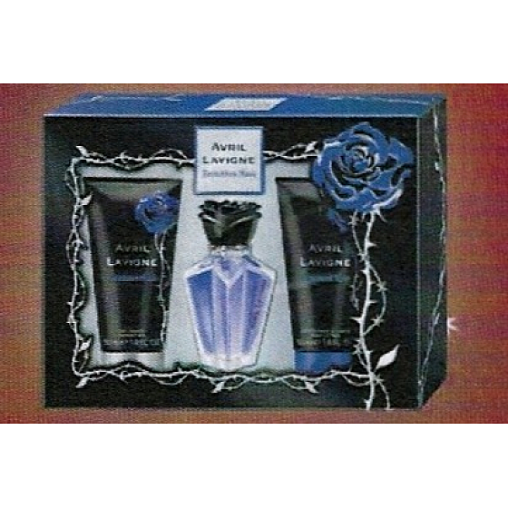 Avril Lavigne Forbidden Rose parfümiertes Wasser 15 ml + Duschgel 50 ml + Körperlotion 50 ml, Geschenkset