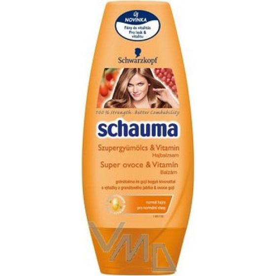 Schauma Super Fruit & Vitamin Hair Balm bringt Glanz, Vitalität 200ml
