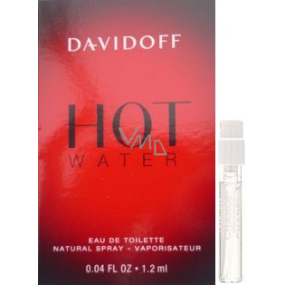 Davidoff Hot Water Eau de Toilette für Männer 1,2 ml mit Spray, Fläschchen
