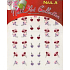 Absolute Cosmetics Nail Art selbstklebende Nagelaufkleber GNS 32 1 Blatt